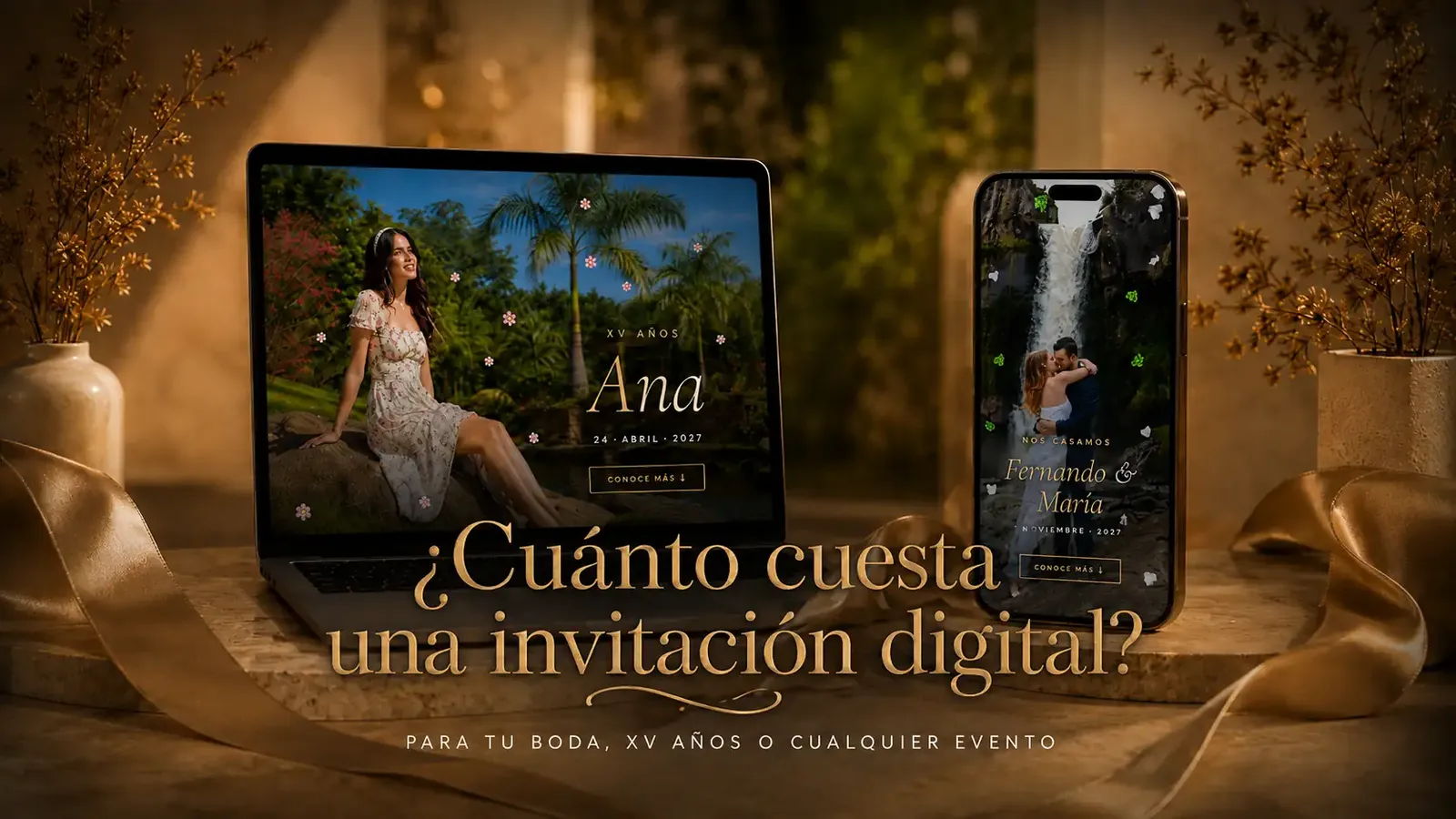 ¿Cuánto cuesta una invitación digital en México? Precios reales 2026